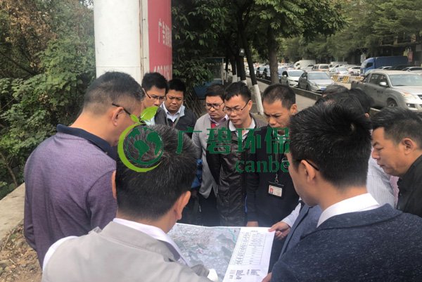 大良街道、順控環保水務等領導到金陡涌黑臭水體治理現場視察工作(圖4)